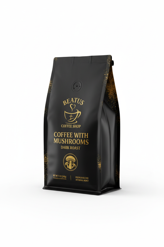 Coffee with Mushrooms Dark Roast